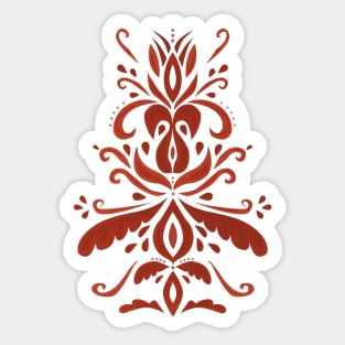 Art Nouveau Scandi Style Sticker